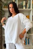 Lagen Chill Sweatshirt White 